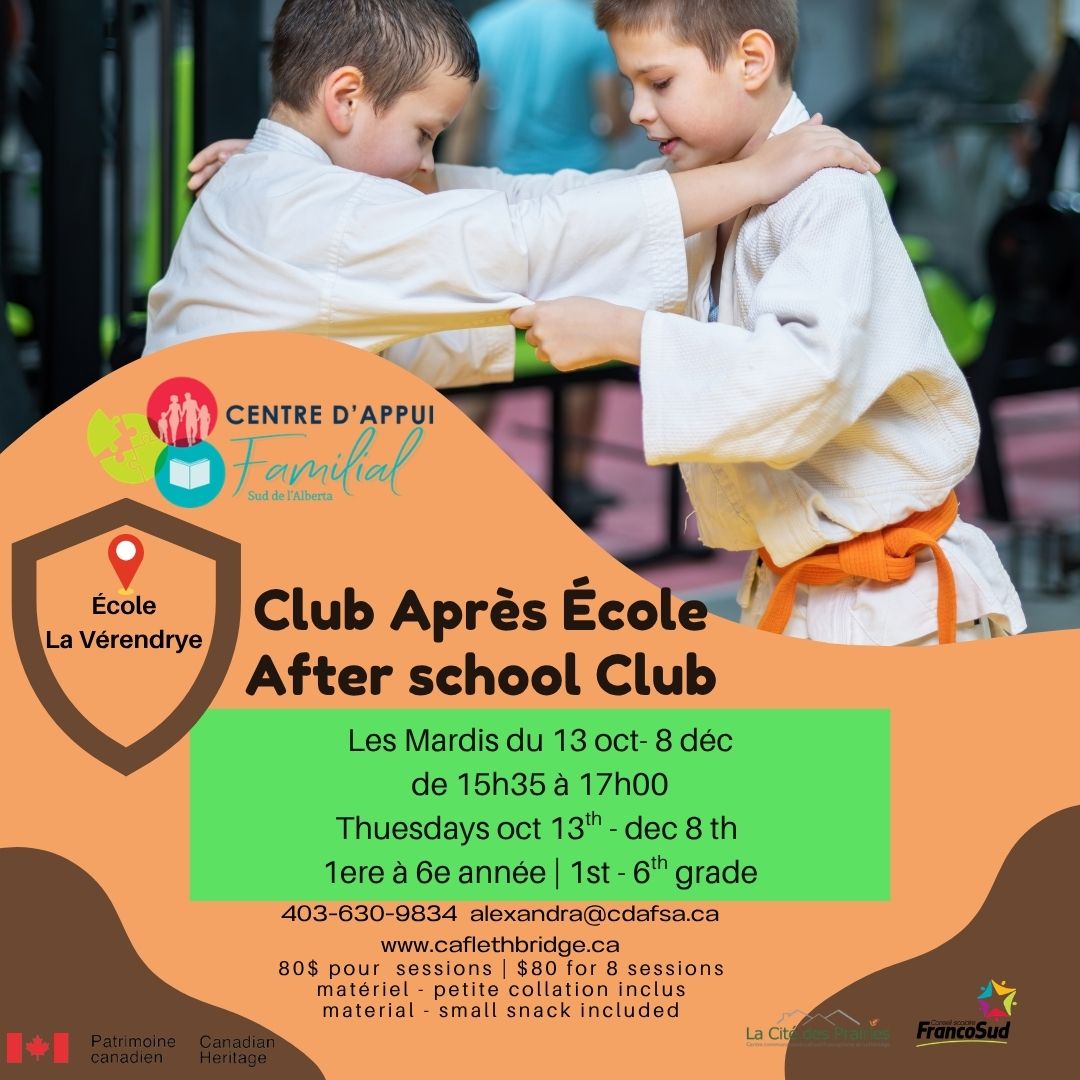 Club Après-École | After School Club École La Vérendrye