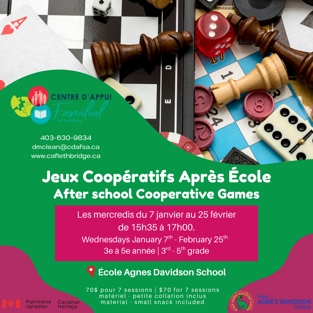 Club de Jeux Coopératifs AE – Ecole Agnès Davidson