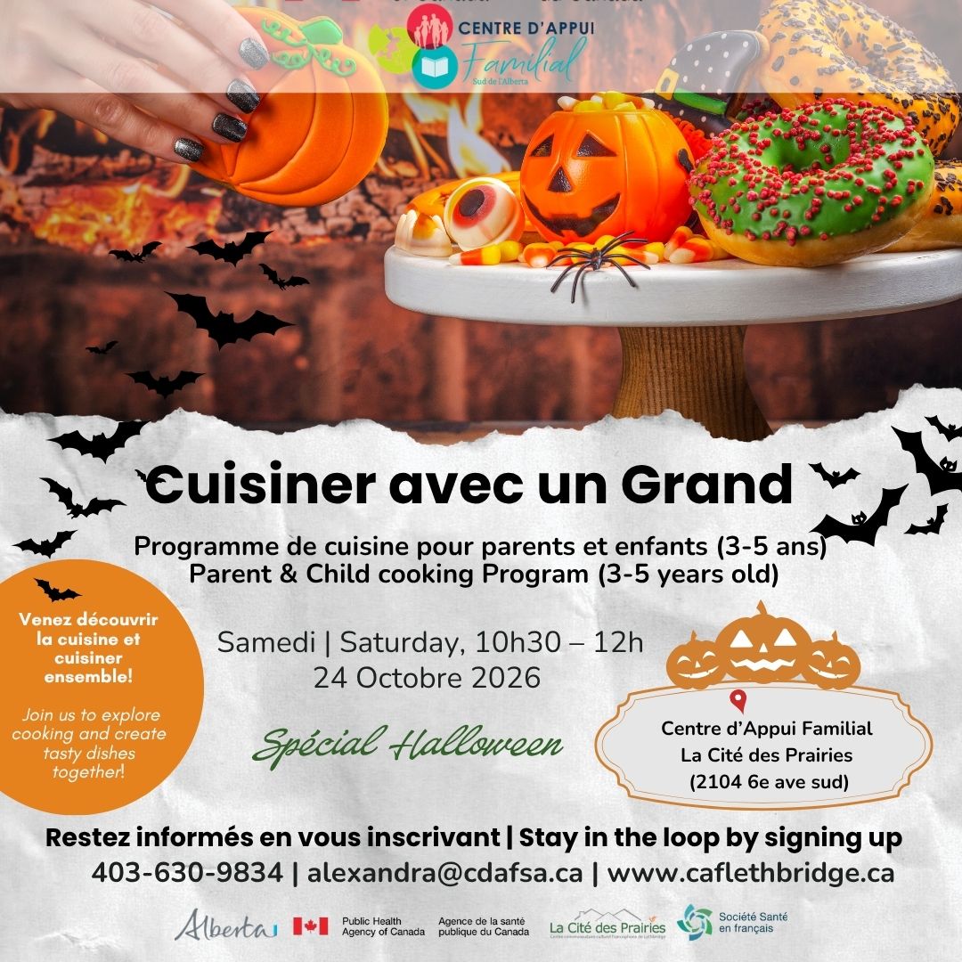 Cuisiner avec un Grand – Spécial Halloween !