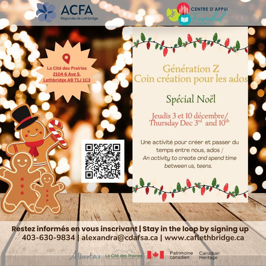 Génération Z : Noël Créatif pour Ados / Holiday Creative Corner for Teens!
