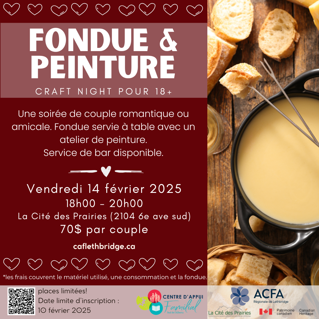 Soirée fondue et peinture - 14 février 2025