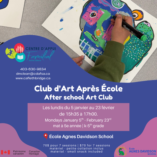 Club d'Art AE  – Ecole Agnes Davidson