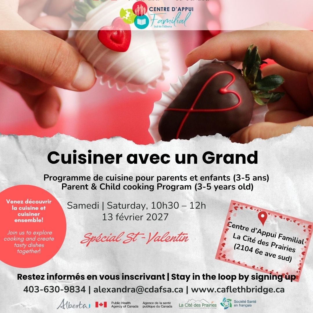 Cuisiner avec un Grand – Spécial Saint-Valentin ! /  Cooking with a Grand – Valentine's Day Special!