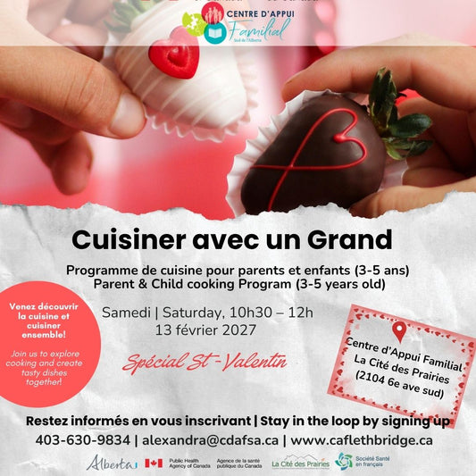 Cuisiner avec un Grand – Spécial Saint-Valentin ! /  Cooking with a Grand – Valentine's Day Special!