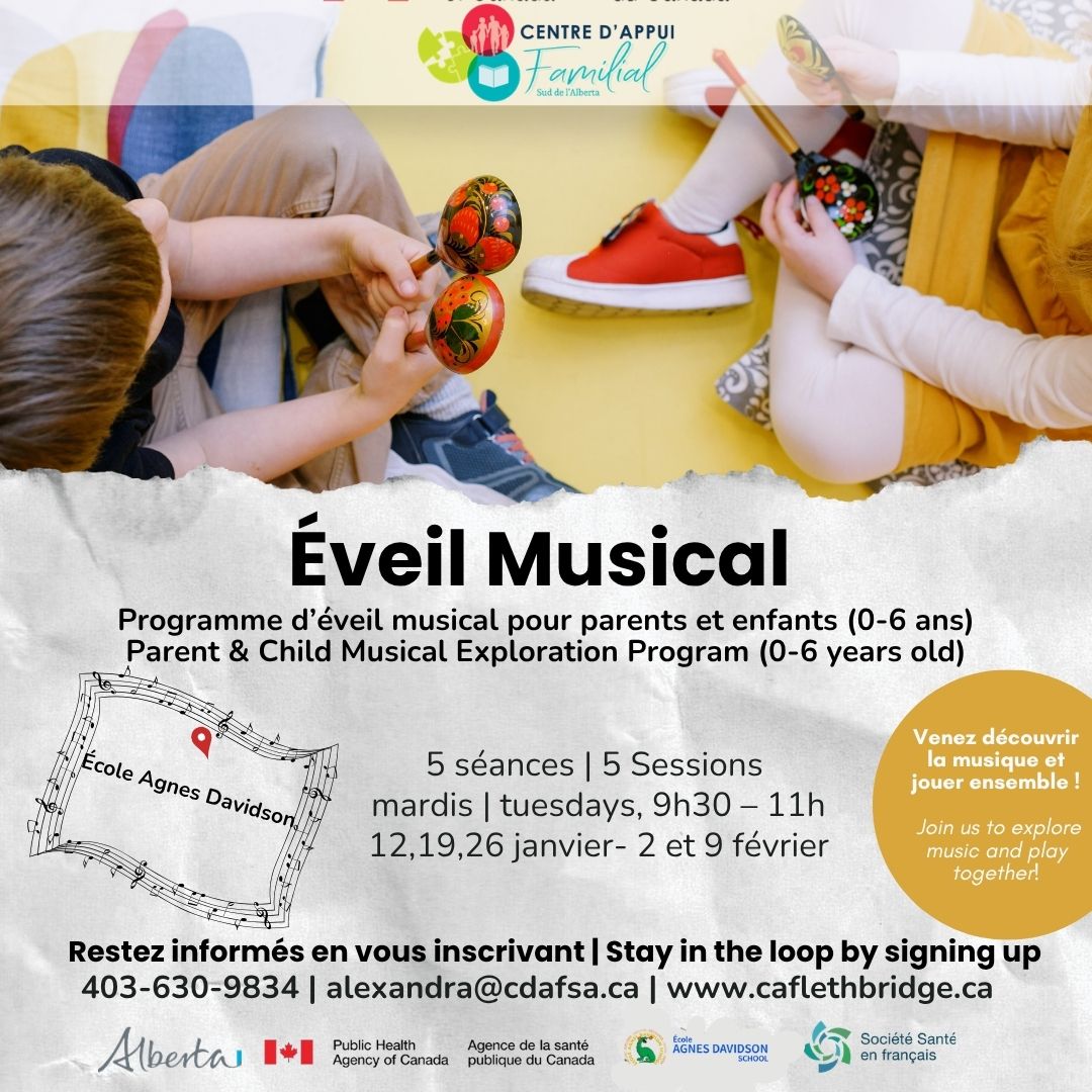 Éveil musical parent-enfant / Parent & Child Musical Exploration Program