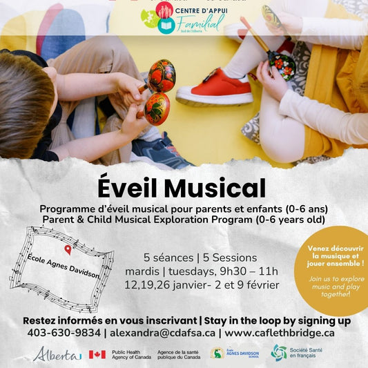 Éveil musical parent-enfant / Parent & Child Musical Exploration Program